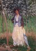 Claude Monet Taking a Walk Germany oil painting reproduction